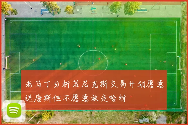 老马丁分析若尼克斯交易计划愿意送唐斯但不愿意放走哈特